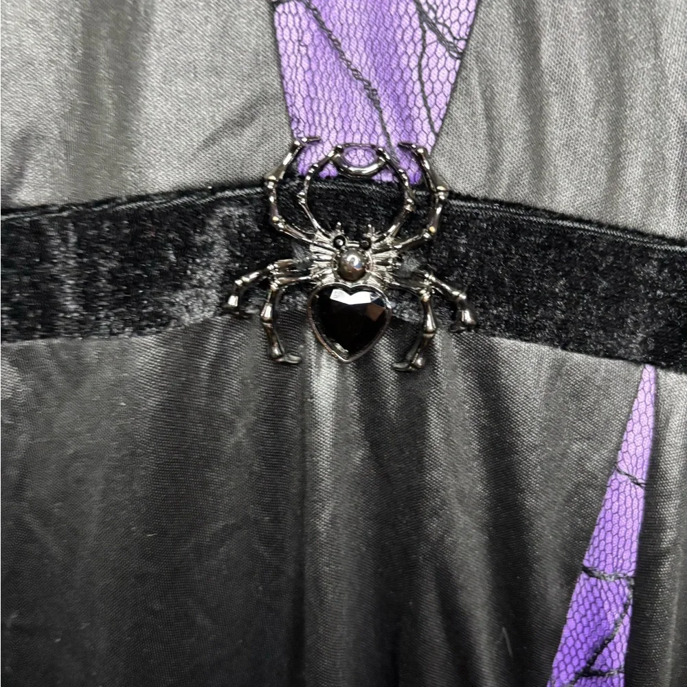 Spirit Halloween Girl’s‎ Spider Sorceress Witch Costume Size M spider witch - Picture 3 of 6